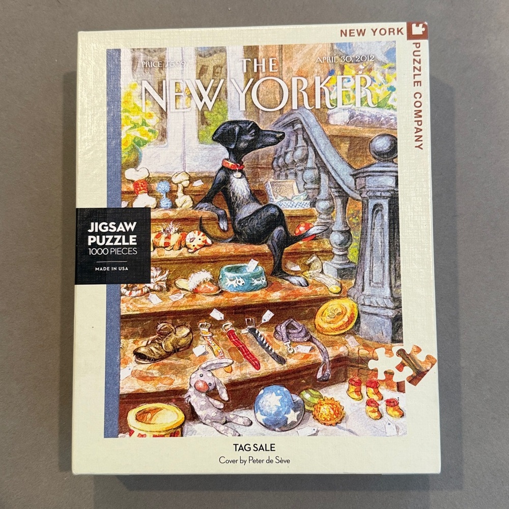 New Yorker “Tag Sale” puzzle